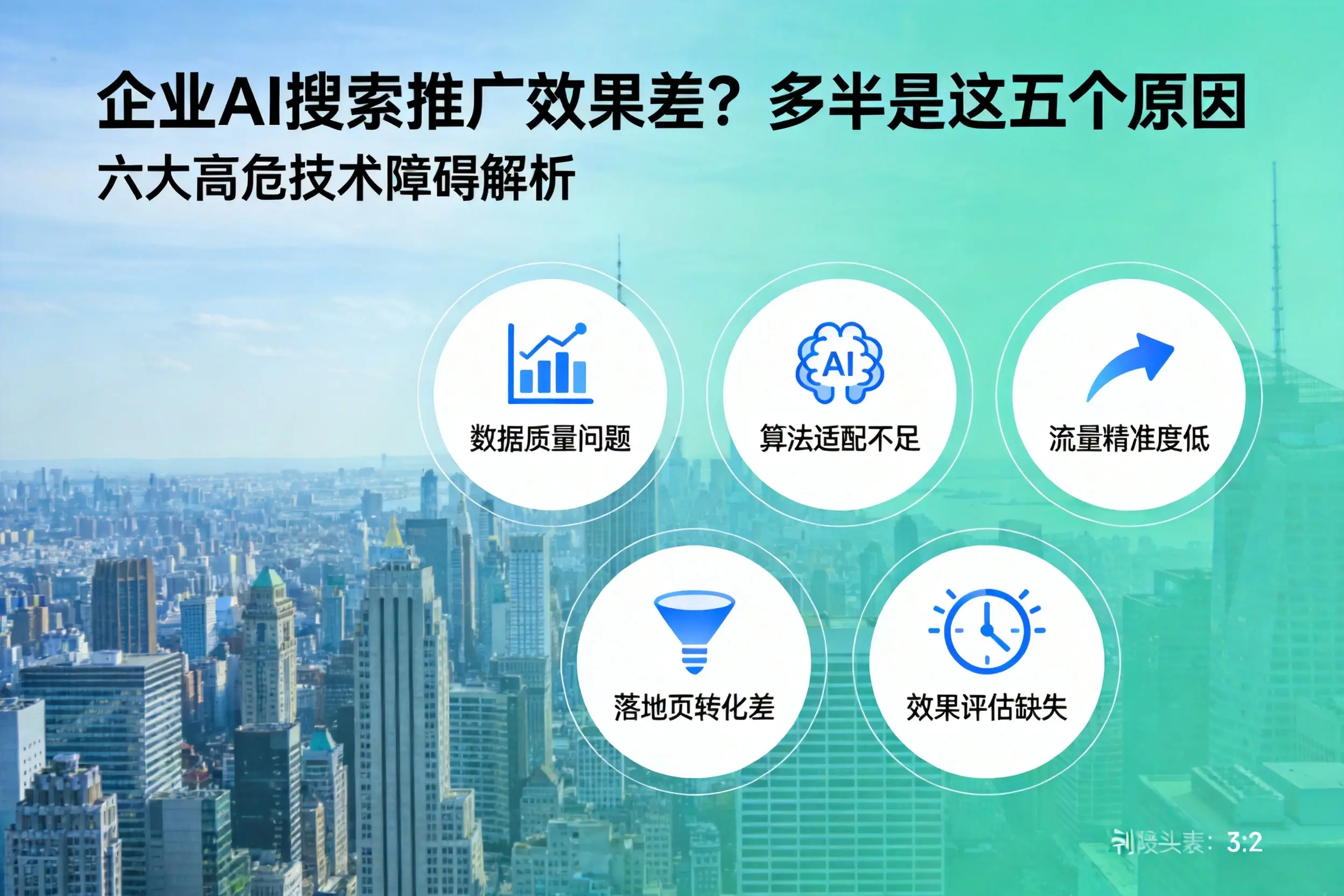 市中企业AI搜索推广效果差?多半是这五个原因
